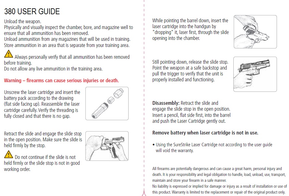 .380 Cartridge User Guide   